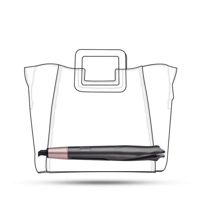 Professional 2-in-1 Hair Straightener & Crimper | Dry/Wet Hair Styling Comb