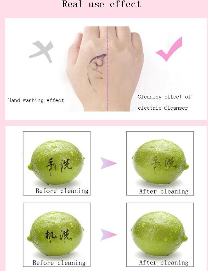 Electric Facial Cleansing Brush | Sonic Vibration Deep Pore Cleanser