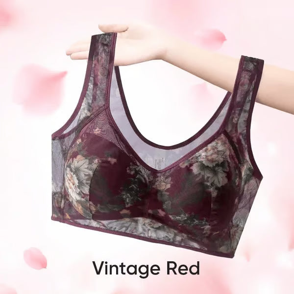 Ice Silk Lace Cooling Comfort Bra