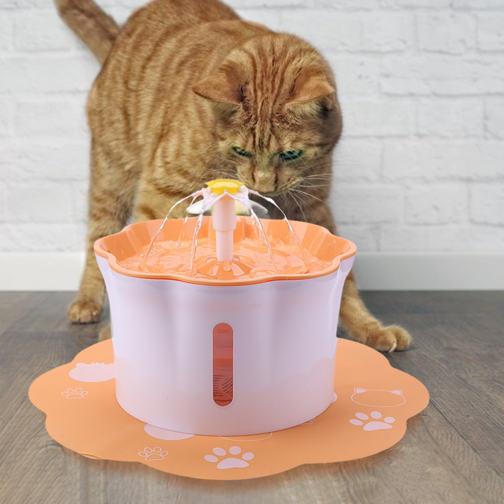 Quiet Pet Water Feeding Machine | Circulating Filtered Water Fountain